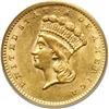 Image 1 : 1858 $1 Gold Indian