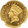 Image 1 : 1877 $1 Gold Indian NGC MS68 PL