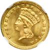 Image 1 : 1881 $1 Gold Indian NGC MS69