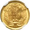 Image 2 : 1881 $1 Gold Indian NGC MS69
