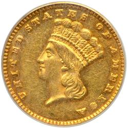 1885 $1 Gold Indian