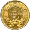 Image 2 : 1887 $1 Gold Indian