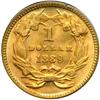 Image 2 : 1889 $1 Gold Indian PCGS MS63