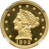 Image 1 : 1892 $2.50 Liberty NGC PF67 UC