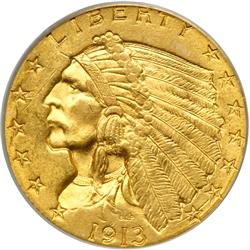 1913 $2.50 Indian