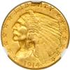 Image 1 : 1914-D $2.50 Indian