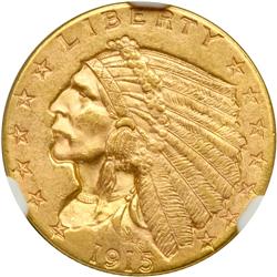 1915 $2.50 Indian NGC MS63