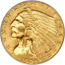 1925-D $2.50 Indian