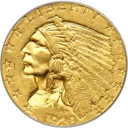 1928 $2.50 Indian