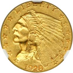 1928 NGC graded Unc Details