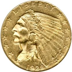 1929 $2.50 Indian