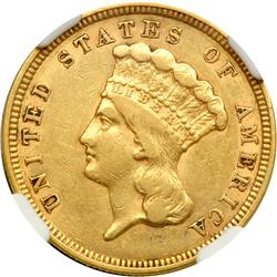 1854 $3 Gold