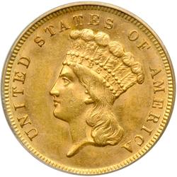 1868 $3 Gold