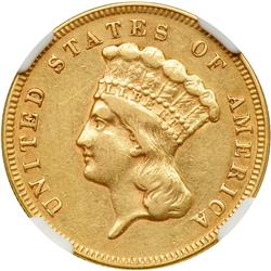 1874 $3 Gold
