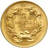 Image 2 : 1878 $3 Gold