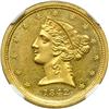 Image 1 : 1842-C $5 Liberty. Sm Date NGC MS61