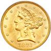 Image 1 : 1873 $5 Liberty. Open 3