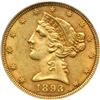 Image 1 : 1893-CC $5 Liberty