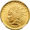 Image 1 : 1907 $10 Indian. No Periods NGC MS63