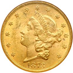 1873 $20 Liberty. Open 3 NGC MS61