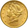 Image 1 : 1885-S $20 Liberty