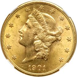 1901-S $20 Liberty NGC MS62