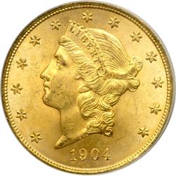 1904 $20 Liberty