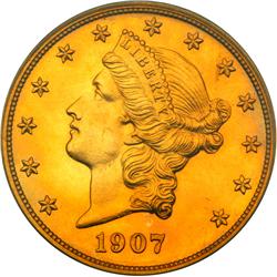 1907 $20 Liberty PCGS Proof 64