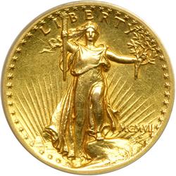 1907. High relief, Roman numerals