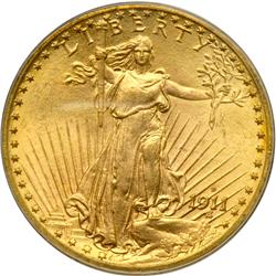 1911-D $20 St. Gaudens