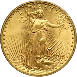 1916-S $20 St. Gaudens