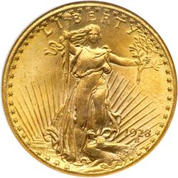 1928 $20 St. Gaudens NGC MS66