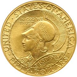 1915-S Panama Pacific $50 Round