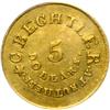 Image 2 : Christopher Bechtler, 5 DOLLARS GEORGIA, RUTHERF., 128