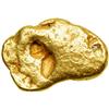 Image 1 : CALIFORNIA Large Placer Gold Nugget 1.465 ozt. (45.6 gr.)