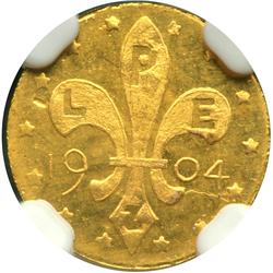 1904 MO H-61-330 Louisiana Purchase Expo Gold Half Doll