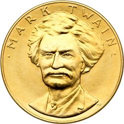 1981 U.S. Mint Gold 1 oz Mark Twain Medals