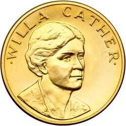 1981. U.S. Mint Gold 1/2 oz Willa Cather Medal