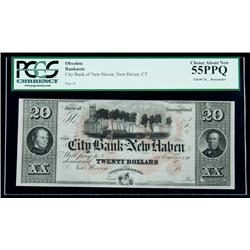 City Bank of New Haven, New Haven, CT. $20.00 18__ Rema