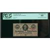 Image 1 : T-63 1863, 50c Confederate States. PCGS Very Choice New