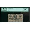 Image 1 : T-63 1863, 50c Confederate States. PCGS Very Choice New