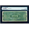 Image 2 : 1861, $5 Demand Note. PMG Net Very Good 10