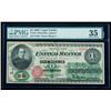 Image 1 : 1862, $1 United States Note. PMG Choice Very Fine 35
