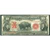 Image 1 : 1901, $10 United States Note. Mule. PCGS Fine 12