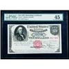 Image 1 : 1879, $10 Refunding Certificate. PMG Choice Extremely F