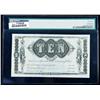 Image 2 : 1879, $10 Refunding Certificate. PMG Choice Extremely F