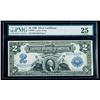 Image 1 : 1899, $2 Silver Certificate. PMG Very Fine 25
