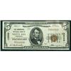 Image 1 : 1929, $5 National Bank Note. The Commercial NB, Santa A