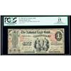 Image 1 : 1875, $1 National Bank Note. The National Eagle Bank