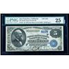 Image 1 : 1882, $5 National Bank Note. The Wells Fargo NB, San Fr